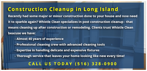 Whistle Clean Construction Cleaning